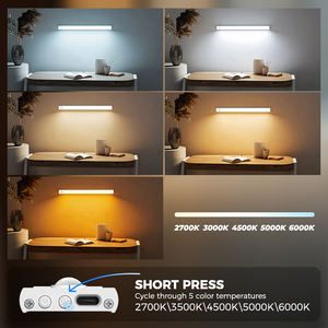 5CCT Battery Powered Motion <b>Sensor</b> <b>LED</b> <b>Light</b> Strip Bar <b>with</b> Color Changing <b>Lights</b> for Indoor Bathroom Closet Under Desk - Product Image 5
