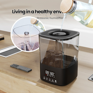 Humidificador de Aire Ultrasónico con Aromaterapia y Desinfección, Elegante, de Gran Capacidad (4.5 L), para el Hogar y para Piso - Product Image 3