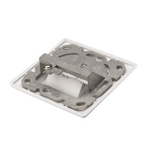 Germany White ABS <strong>Face</strong> Plate RJ45 Outlet Surface Mount 2port FTP Full <strong>Shielded</strong> Cat3/Cat5e/Cat6/Cat6A Wall Mount - Product Image 4