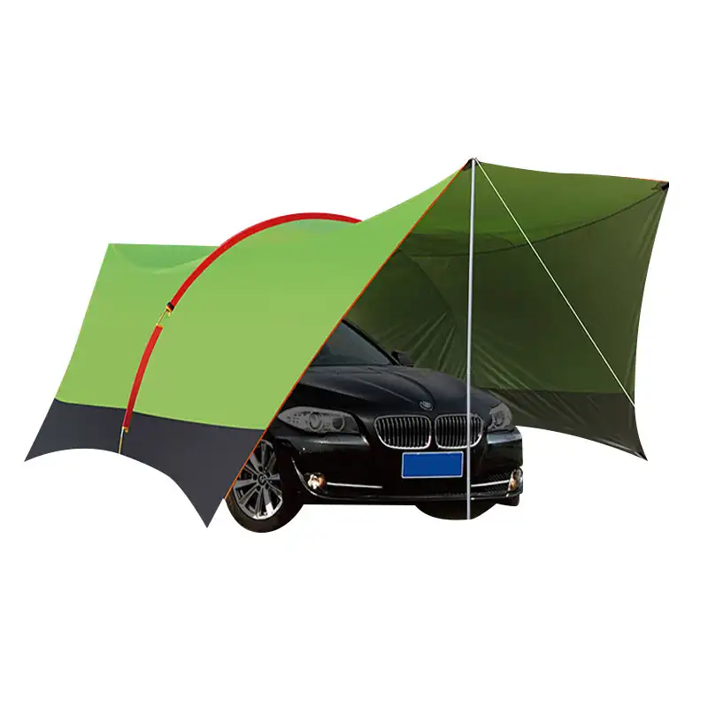 Açık kamp Tarp Ultralight Polyester kumaş tente kamp tente güneş barınağı