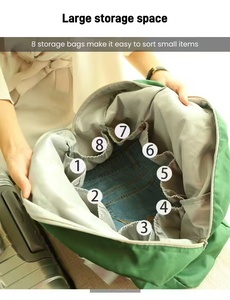 Thiết Kế Mới Có Thể Gập Lại Du Lịch Túi Du Lịch Túi Thể Thao Túi Du Lịch Túi Vai Túi Xách Với Tùy Chỉnh In Logo - Product Image 6