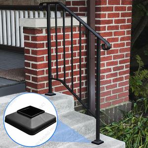 Cubiertas de Plástico PP para Base de Poste de Cerca, 2 Piezas, Cubierta Inferior de 2 Pulgadas, Ecológicas, Fáciles de Montar, Modelado 3D - Product Image 2