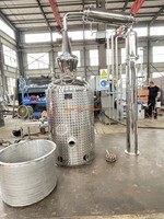 Alambic de distillation d'huiles essentielles TW Hydrosol 200L, distillateur électrique pour lavande, rose, herbes