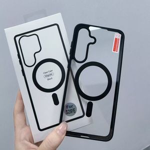 Funda Magnética Transparente a Prueba de Golpes JOYPORODO B202 para Samsung S25 FE, Carcasa Transparente para Teléfono Móvil, Color Naranja - Product Image 6