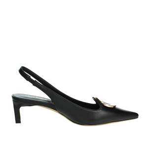Zapatos de Tacón Laura Biagiotti para Mujer, Modelo Slingback, Color Negro, Talla 38, Punta en Pico - Product Image 4