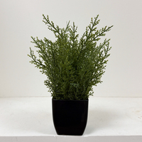 Arbre topiaire artificiel réaliste en cèdre, plante en pot de cyprès artificiel pour la décoration intérieure de la maison et du bureau, verdure artificielle de Noël