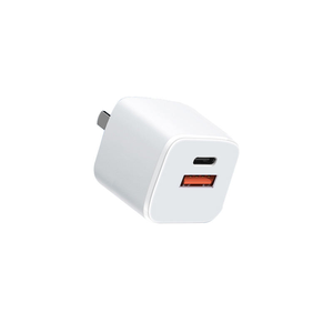 Chargeur mural rapide Justlink 20W pour UE, États-Unis, Royaume-Uni, adaptateur double port, prise d'alimentation, chargeur PD pour Apple, pour <span class=keywords><strong>iPhone</strong></span> 17 - Product Image 1