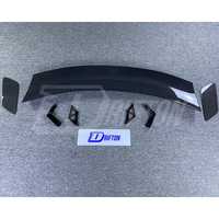 Aileron arrière simple en fibre de carbone style Drifton GT500 avec tissage 3K pour Ford Mustang ZG S550 2015-2023, finition brillante et mate