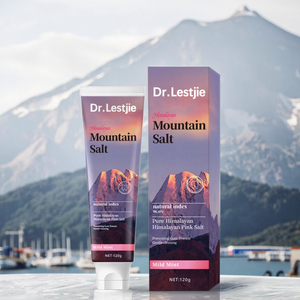 Pasta Dental Blanqueadora con Sal del <span class=keywords><strong>Himalaya</strong></span> Dr. Lestjie, Fórmula sin Flúor, Antibacteriana, Elimina Manchas Amarillas, Refresca el Aliento - Product Image 5