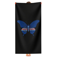 Serviette de plage Cap-Vert personnalisée, best-seller d'usine, séchage rapide, absorbante, légère et fine, pour salle de bain, piscine et natation