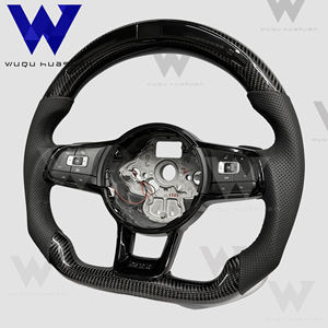 Volante con Luz LED Integrada, Fabricado en Fibra de Carbono Semi-Procesada, Apto para Modificación Masiva, Compatible con Golf y Polo - Product Image 6