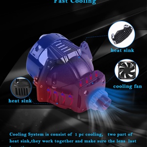 SANVI โปรเจคเตอร์ไฟหน้ารถยนต์ S10 12V 55W 5500K 3 นิ้ว แบบ Bi-LED พร้อมเลนส์แก้ว รุ่นขายดี ใช้กับหลอด H4 H7 - Product Image 3