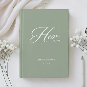 Libros de Votos Matrimoniales Personalizados con Grabado, Hechos a Mano, Juego de Libros de Votos para Él y Ella, Recuerdo de Votos de Boda Personalizados, Regalo para Novios - Product Image 4