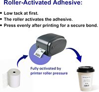 Papier thermique pour reçus 3 1/8" X 170' |   6 rouleaux d'adhésif sans support |   Blanc |   Couche unique |   TOAST POS Modèle 80mm |   Sans résidus