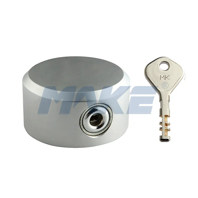 MK618 Anti-rust Hockey Puck Lock With Top Security Disc Key System