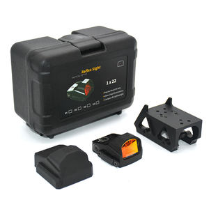 1x22 Mini Red Dot Compact Reflex Sight Shake 'N Wake Iluminación <span class=keywords><strong>Caza</strong></span> Óptica Alcance con montaje elevador elevado y huella - Product Image 2