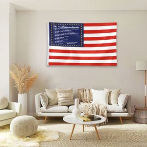 Drapeau des Dix Commandements 3x5 pieds avec œillets en laiton aux couleurs vives, bannière extérieure en polyester 100D pour décoration - Product Image 2
