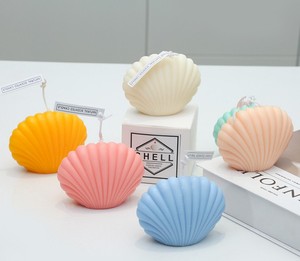 Ensemble cadeau décoratif de la <span class=keywords><strong>collection</strong></span> Sea Shell Hotel, vente en gros de luxe, bougies parfumées personnalisées en cire de soja avec logo de marque privée et boîte - Product Image 5