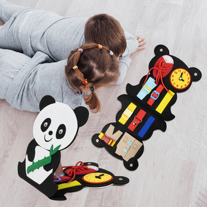 Tableau d'activités Montessori en feutre personnalisable pour bébés et tout-petits, jouet éducatif pour garçons - Product Image 2