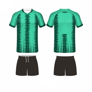 Uniforme de Fútbol Corto Transpirable de Secado Rápido de Alta Calidad al por Mayor de Fábrica, 100% Poliéster, Impresión por Transferencia de Calor Personalizada para Adultos - Product Image 6