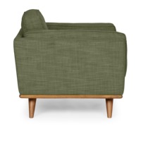 Canapé modulaire en L de style européen moderne, sans accoudoirs, en tissu éponge haute densité, avec structure en bois massif pour salon