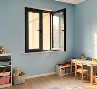 Ventana Abatible de Aleación de Aluminio Resistente con Sistema de Cierre Multipunto