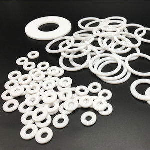 Guarnizione O-<span class=keywords><strong>Ring</strong></span> Piatta in PTFE Bianco Personalizzata OEM con Media Abrasività e Spessore Personalizzato - Product Image 2