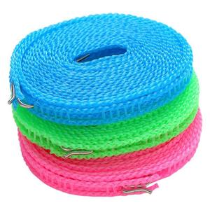 K354 Corde à <span class=keywords><strong>linge</strong></span> portable coupe-vent de 5 m pour le camping, les voyages, l'intérieur et l'extérieur, corde à <span class=keywords><strong>linge</strong></span>, corde à laver, corde à <span class=keywords><strong>linge</strong></span> - Product Image 2