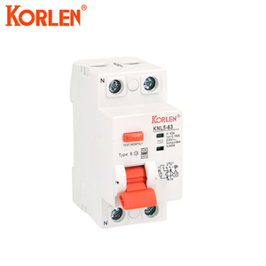 KORLEN 240/415V 63A B Curva RCCB 6kA Capacidad de ruptura Protección contra fugas <span class=keywords><strong>Residual</strong></span> eléctrico Equipo electrónico industrial - Product Image 2