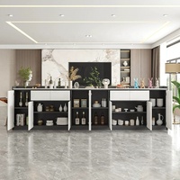 Armoire de rangement commerciale moderne et minimaliste en contreplaqué, réglable en hauteur, avec tiroirs verrouillables, multifonctionnelle pour l'école, la maison et le bureau