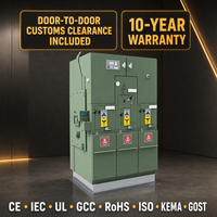Unidad de Anillo Principal (RMU) con Interruptor de Circuito al Vacío CVC Aislado de Gas SF6 de 36kV para Sistema de Recolección de Energía Eólica