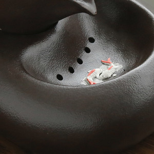 Ceramic <b>Cat</b> Water Fountain Cup Drinker Automatic Circulating Dehua Pet Supplies - Product Image 3