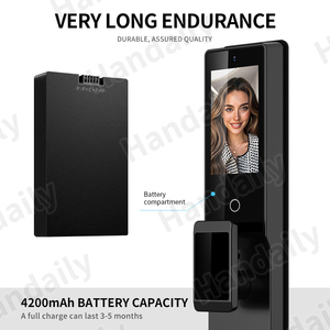 Handaily Video intercom tuya Palm tĩnh mạch cửa thông minh khóa cửa thông minh khóa mật khẩu vân tay cerradadas cho cổng chính - Product Image 5
