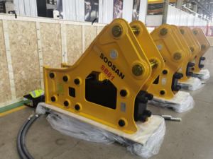 Nouveau brise-roche hydraulique SB81 pour excavatrices lourdes de 18 à 26 tonnes de type latéral avec moteur central et moteur pour la démolition et la construction - Product Image 4