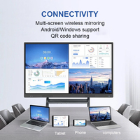 Pantalla Interactiva Inteligente de 55, 65, 75 y 86 Pulgadas, Precio de Fábrica OEM/ODM, Pizarra Blanca Inteligente con Pantalla Táctil 4K, Panel de Conferencia para Reuniones de Oficina