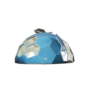 High-end High-strength Aluminum Profiled <b>Egg</b>-shaped Space Fortress Dome <b>House</b> - Product Image 1