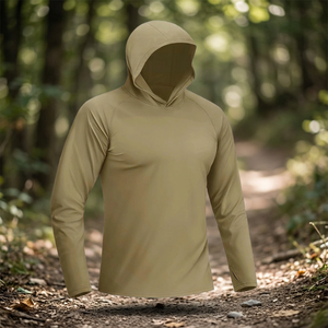 <b>Mens</b> Solid Hooded Half Zip Gym Workout <b>Hoodie</b> 3D Embroidery Quick Dry Slim Fit <b>Sleeveless</b> Design Air-layer 100% Polyester Custom - Product Image 2