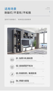 Iron Cabinet <b>Wardrobe</b> Fastening Connection Screw Plate-Type Furniture Combination <b>Hardware</b> Accessories Four-in-One Connector - Product Image 5