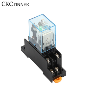 Rơle Trung Gian MY2NJ Rơle Cắm <span class=keywords><strong>DC</strong></span> AC12v 24V AC110v 220V 380V 5a Bạc Liên Hệ HH52P Rơle Điện Từ - Product Image 5