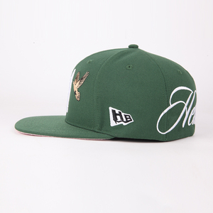 OEM tùy chỉnh 6 Bảng điều chỉnh vành phẳng 3D thêu Snapback mũ tùy chỉnh được trang bị mũ với <span class=keywords><strong>logo</strong></span> cap bán buôn hip hop mũ cho nam giới - Product Image 5