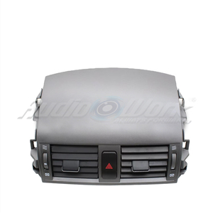Accesorios para el <span class=keywords><strong>Interior</strong></span> del Automóvil, Marco de Radio Estéreo para TOYOTA COROLLA, Panel de Salida de Aire 2007-2013 con Luz de Emergencia - Product Image 1