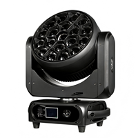Projecteur à tête mobile LED RGBW haute puissance 19x40W, style B-Eye K15 professionnel avec effet kaléidoscope pour studio TV