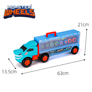 <span class=keywords><strong>รถ</strong></span>บรรทุก<span class=keywords><strong>ม</strong></span>อนสเตอร์พับได้ Monster Wheels สำหรับบรรทุก<span class=keywords><strong>ม</strong></span>ินิ<span class=keywords><strong>รถ</strong></span><span class=keywords><strong>ม</strong></span>อนสเตอร์ <span class=keywords><strong>4</strong></span> คัน ของเล่นรถพลาสติกขับเคลื่อนด้วยแรงเสียดทานสำหรับเด็ก - Product Image 2
