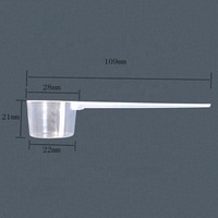 10ml 5g Cuillères à mesurer en plastique pour mesurer le café Grains de nourriture pour animaux de compagnie Épices protéinées et autres marchandises sèches