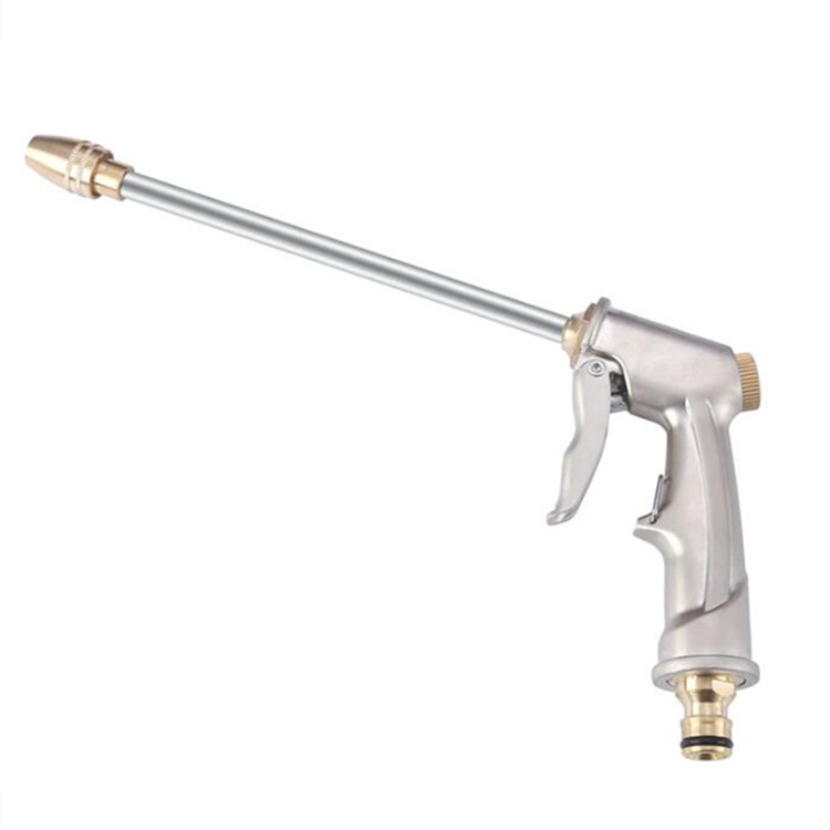 Насадка для водяного шланга, сверхмощный металлический распылитель, вращающийся на 360 градусов водонепроницаемый герметичный пистолет-распылитель для мойки автомобилей