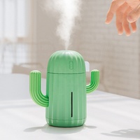 Humidificateur Portable Cactus sous forme de veilleuse, diffuseur d'huile essentielle, filtre et d'arôme, Portable, électrique et innovant, idéal comme cadeau