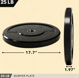 Discos de Pesas de 25 Kg para <span class=keywords><strong>Gimnasio</strong></span>, Placas de 10 Kg de Grado Comercial, Platos de 10 kg, Platos Bumper de 20 kg, Kit de Caucho Negro para Levantamiento de Pesas - Product Image 5