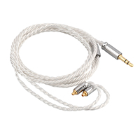 Vente flash Câble HiFi IEM Tripowin Solstice 26AWG en cuivre argenté de haute qualité Câble d'écouteurs Accessoires pour écouteurs