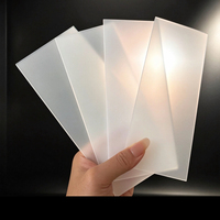 Plaque diffuseur en acrylique laiteux translucide givré 1200x1200x2mm, panneau de diffusion de lumière en acrylique mat solide, taille personnalisée disponible