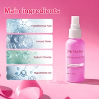 Spray nettoyant intime à l'acide hypochloreux, apaisant, équilibré au pH, anti-démangeaisons, anti-odeurs, marque privée